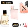 Pack "Élégance & Aura" :  Burberry Her EDP + Libre EDP + Prada Paradoxe EDP