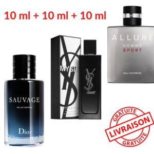 Pack : Sauvage EDP + MYSLF EDP + Allure Homme Sport Eau Extrême